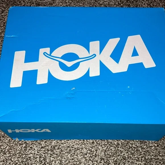 Hoka Pink and Blue Sneakers with Cushioned Sole - Picture 4 of 6